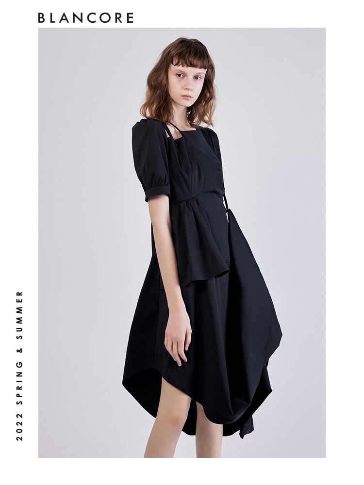 Asymmetrical Cutout Dress