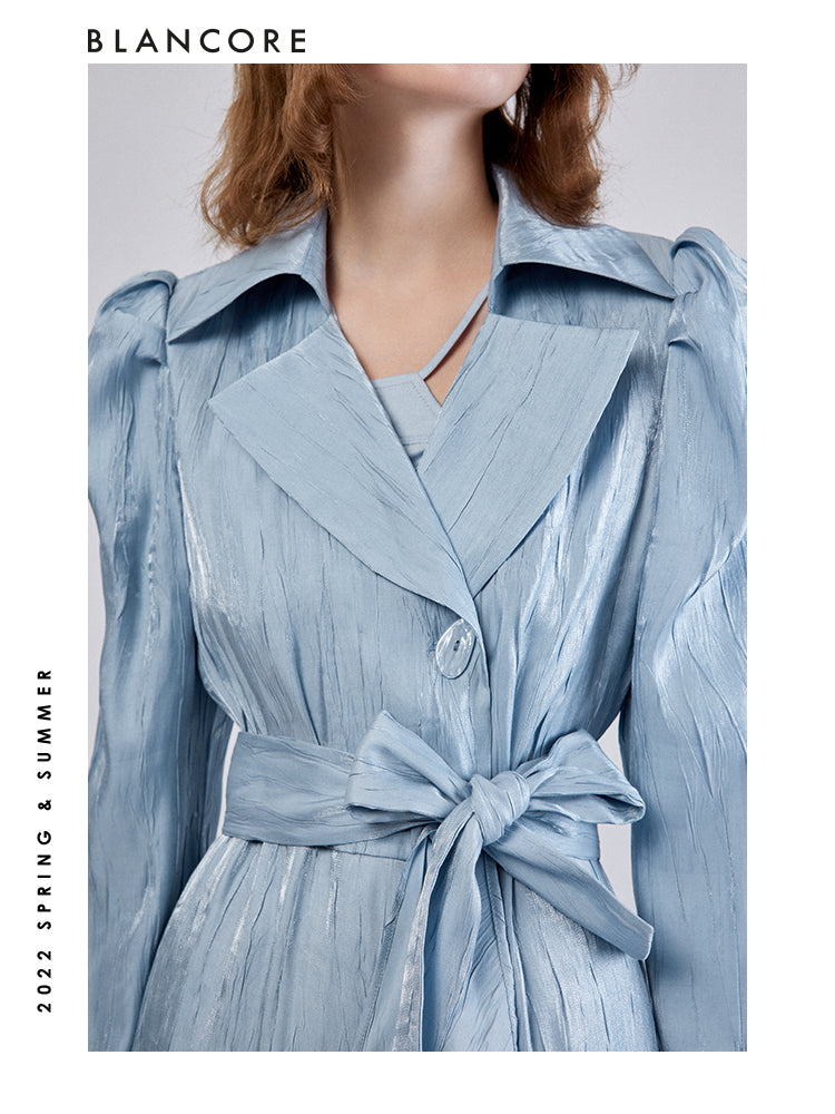 Deconstructed Multilayered Trench Coat