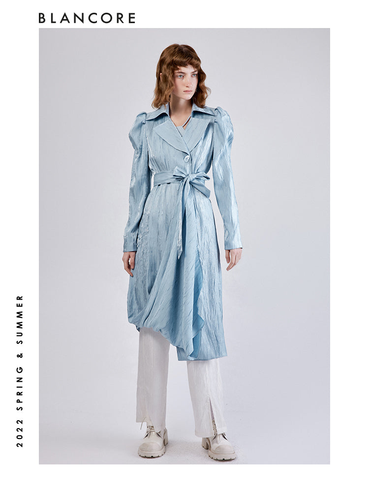 Deconstructed Multilayered Trench Coat