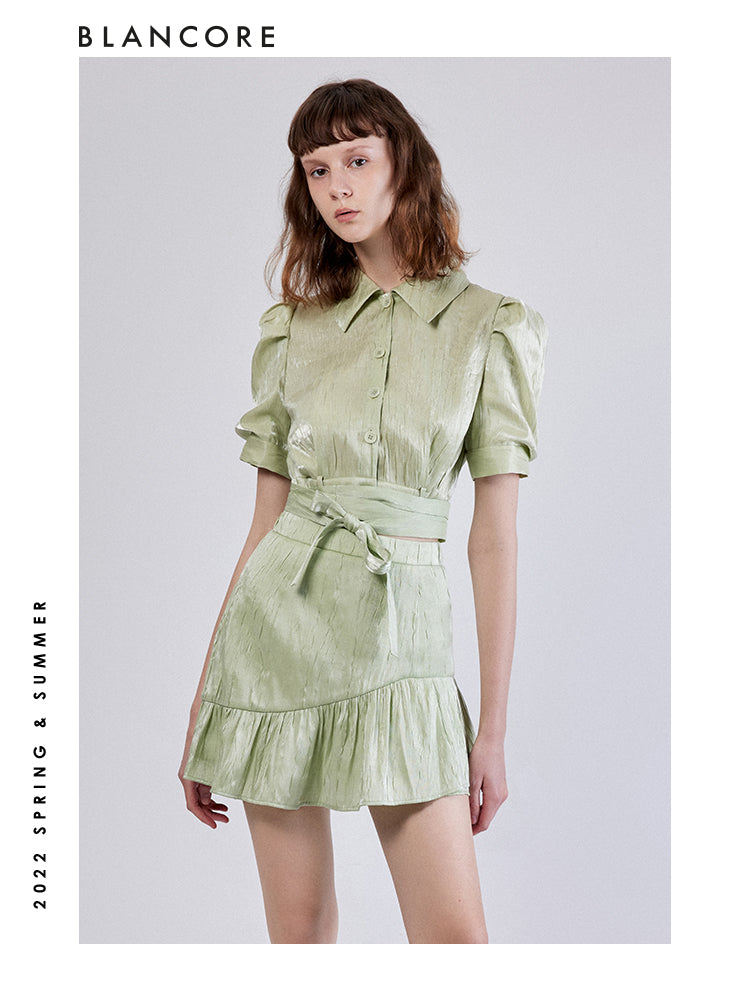 DECONSTRUCTED ASYMMETRICAL SKIRT