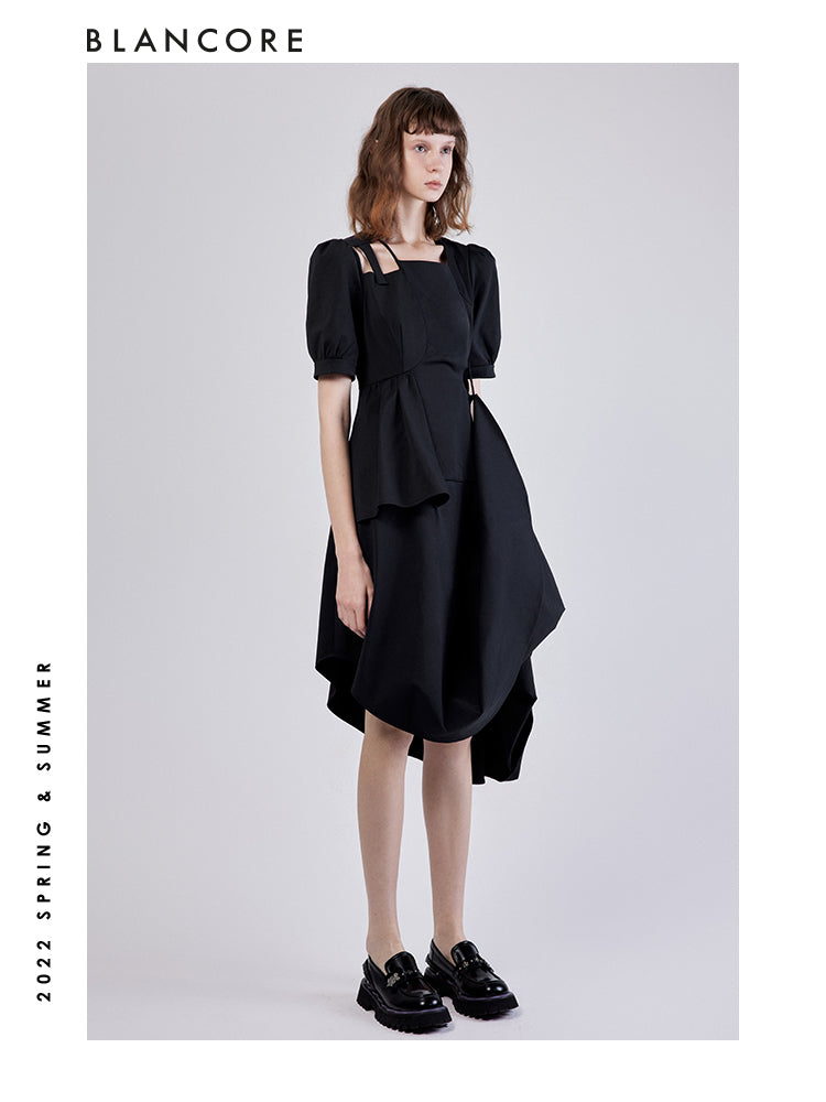 Asymmetrical Cutout Dress