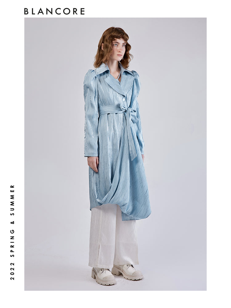 Deconstructed Multilayered Trench Coat