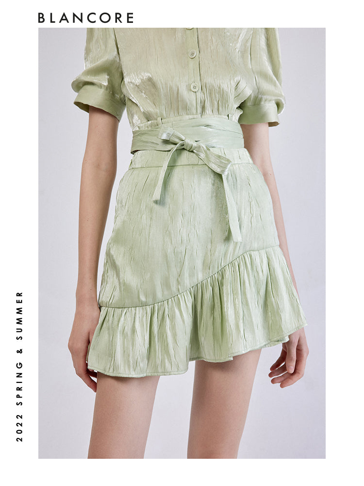 DECONSTRUCTED ASYMMETRICAL SKIRT