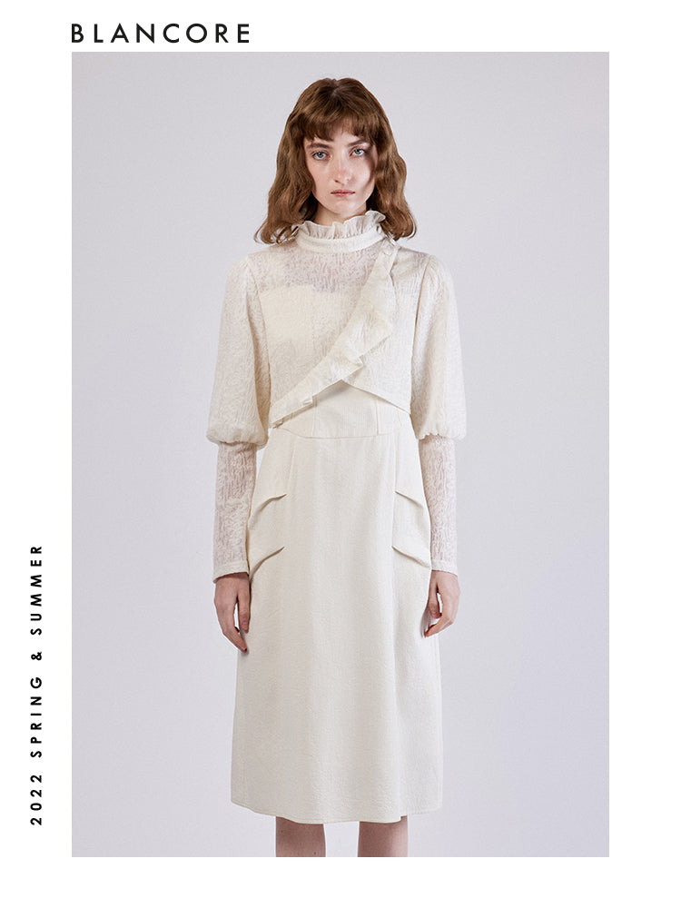 Knitted Jacquard Blouse