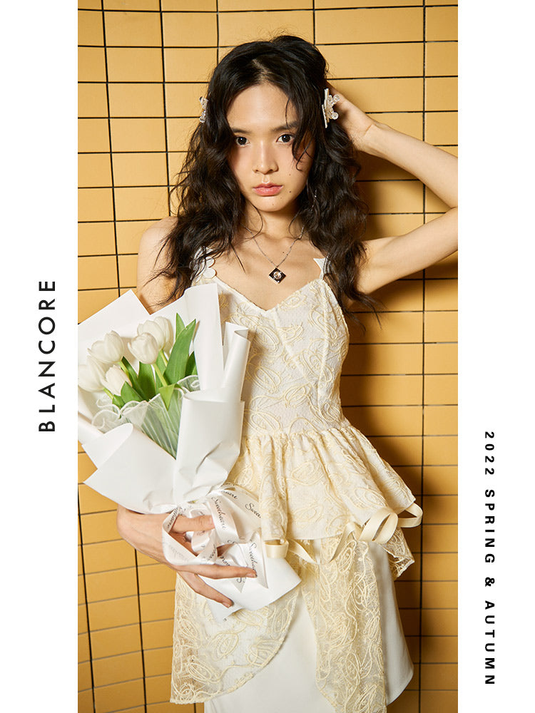 Ruched Lace Cami Top