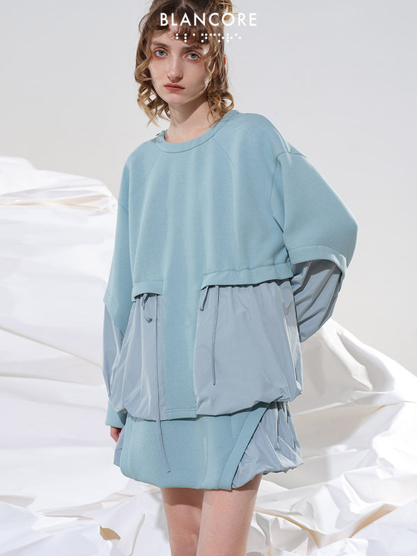 Drawstring Long Sleeve Top