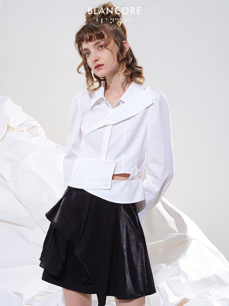 Deconstructed Shirt With Detachable
