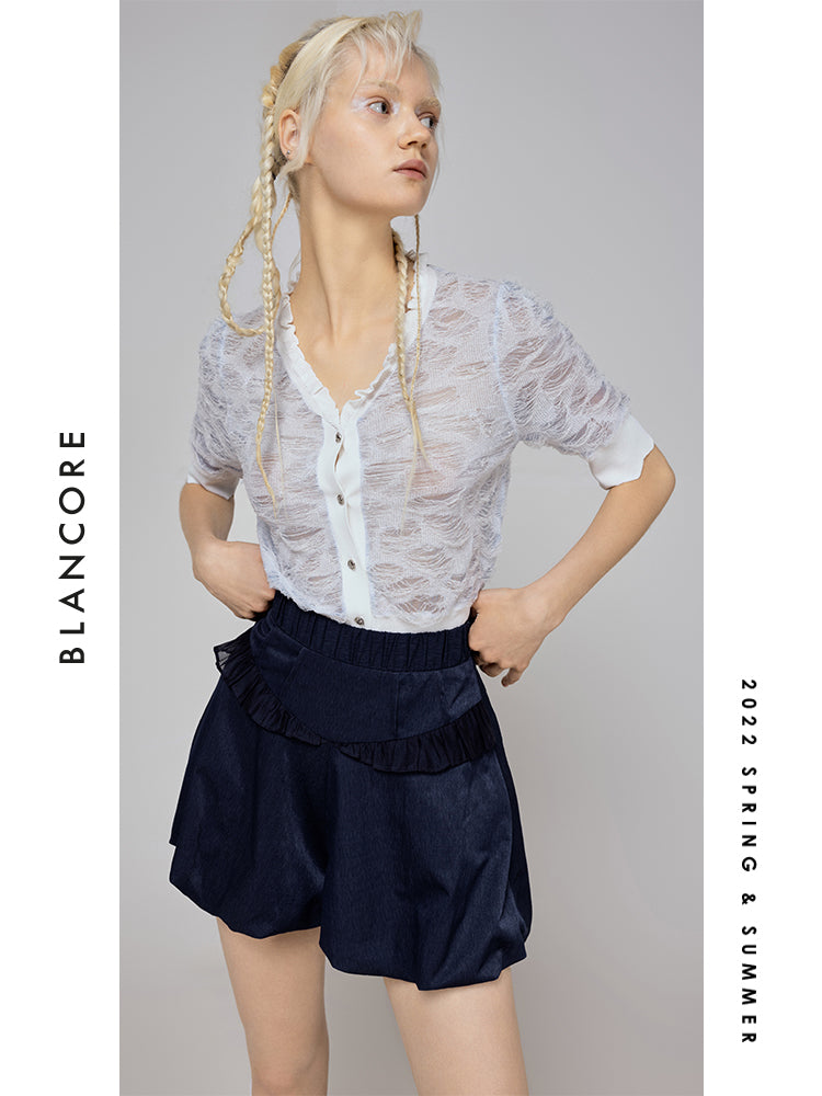 Cropped Cardigan Top