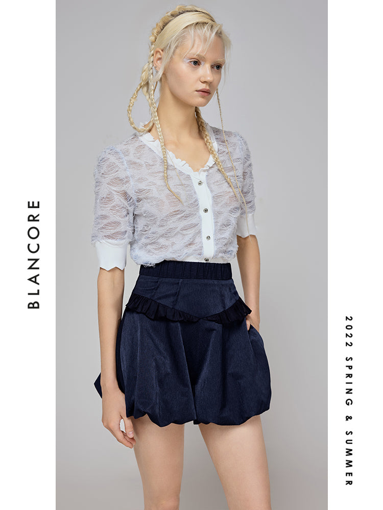 Cropped Cardigan Top