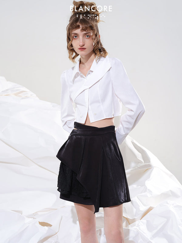 Deconstructed Shirt With Detachable