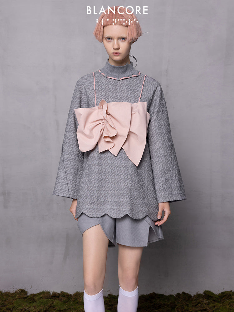 2-piece Oversized Bow Hoodie
