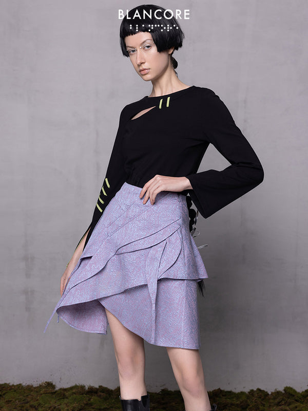 Asymmetrical Layered Skirt