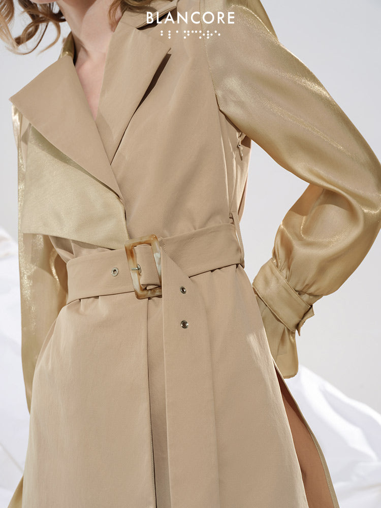 Fake 2-piece Trench Coat