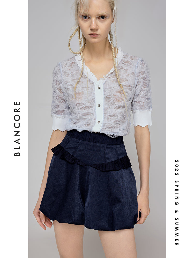 Cropped Cardigan Top