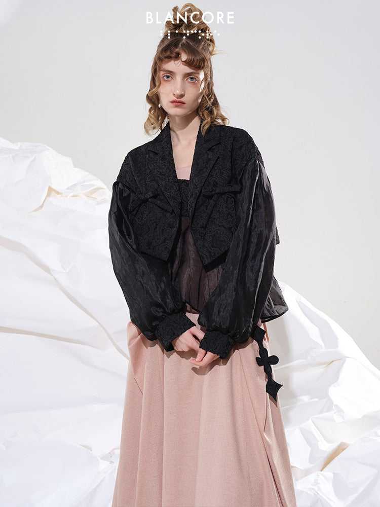 2-piece Hollow-out Shoulder Dress