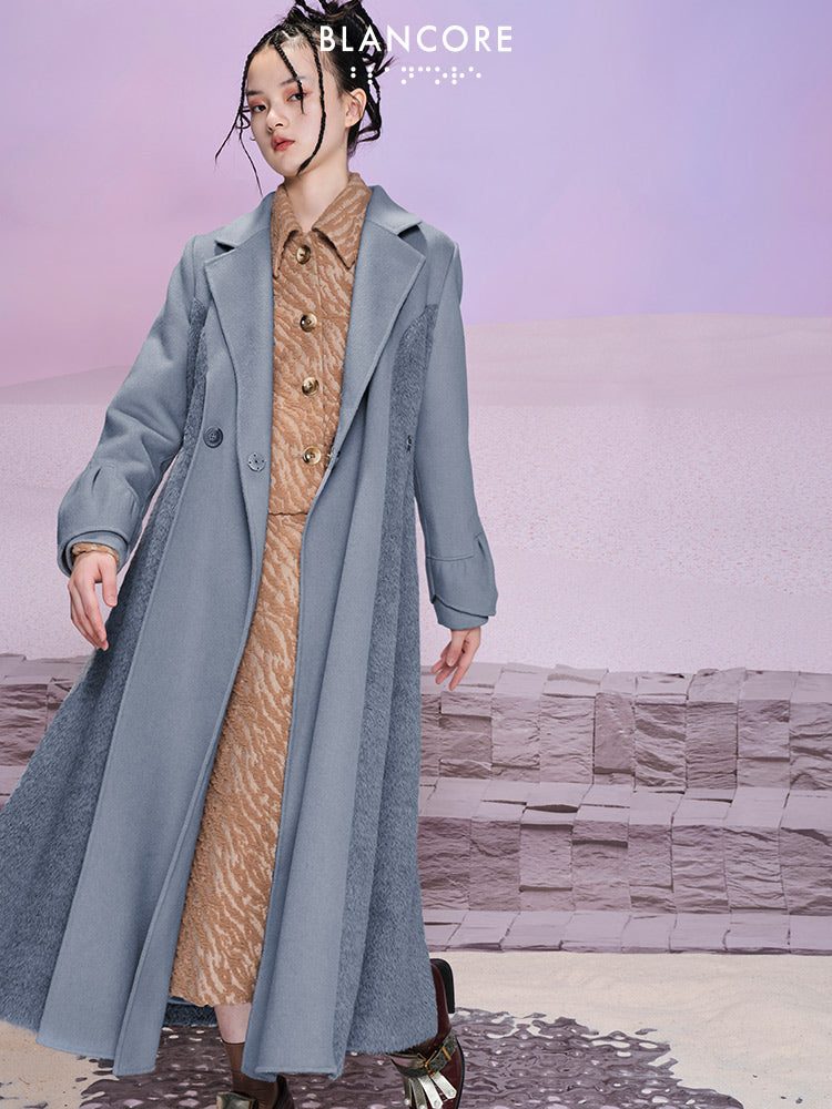 Deconstructed  panelled coat