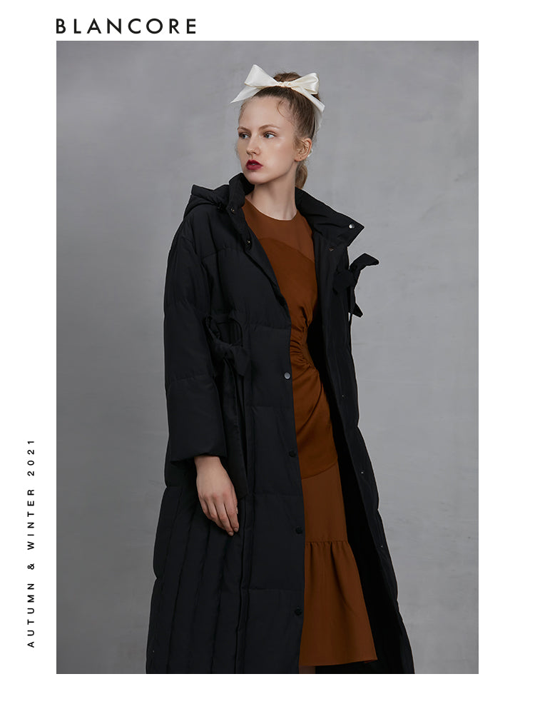 Belted Puffer Coat
