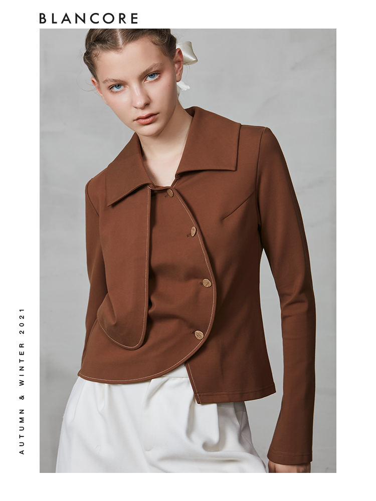 Asymmetrical Fitted Cardigan