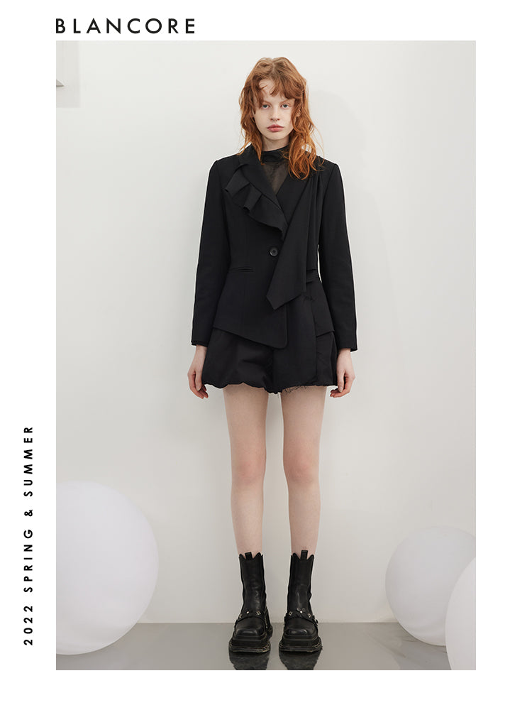 High Waist Bud-Shape Shorts