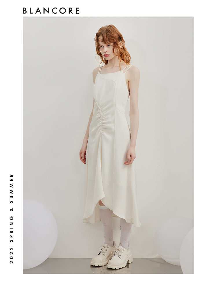 Drawstring Cami Dress