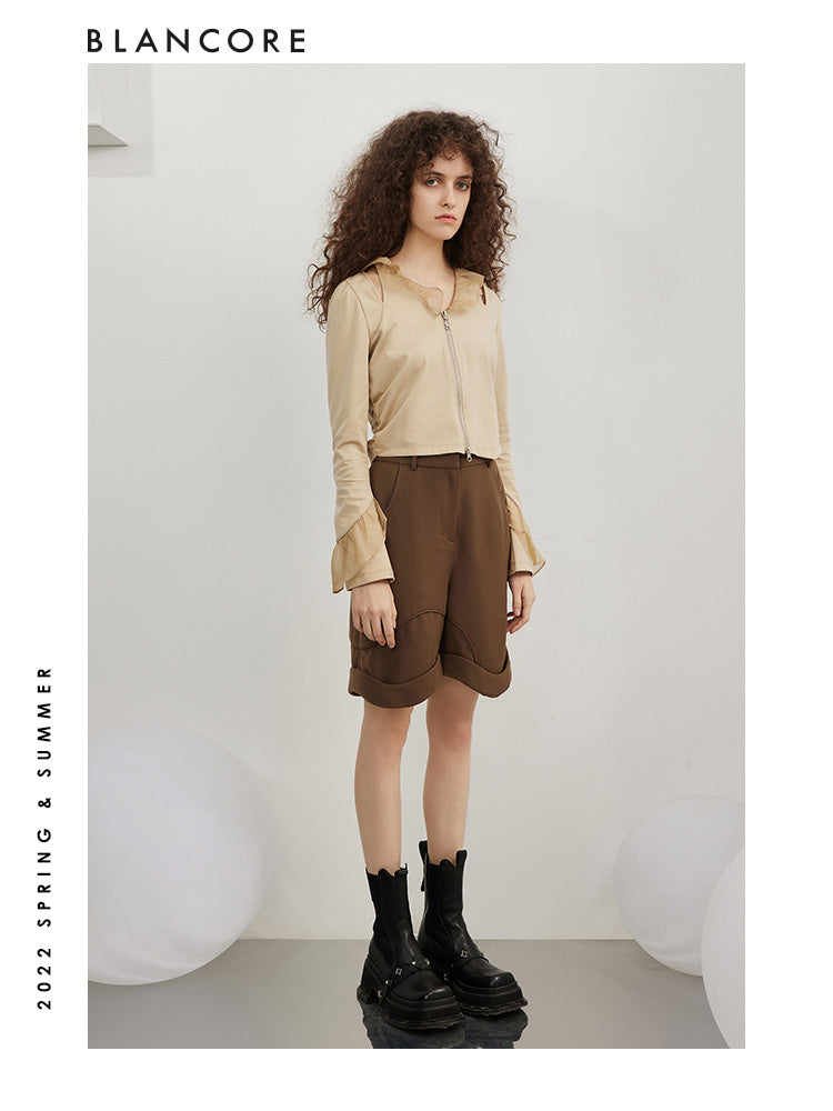 mesh paneled top