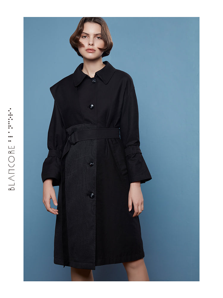 RECONSTRUCTED HALTER TREND COAT
