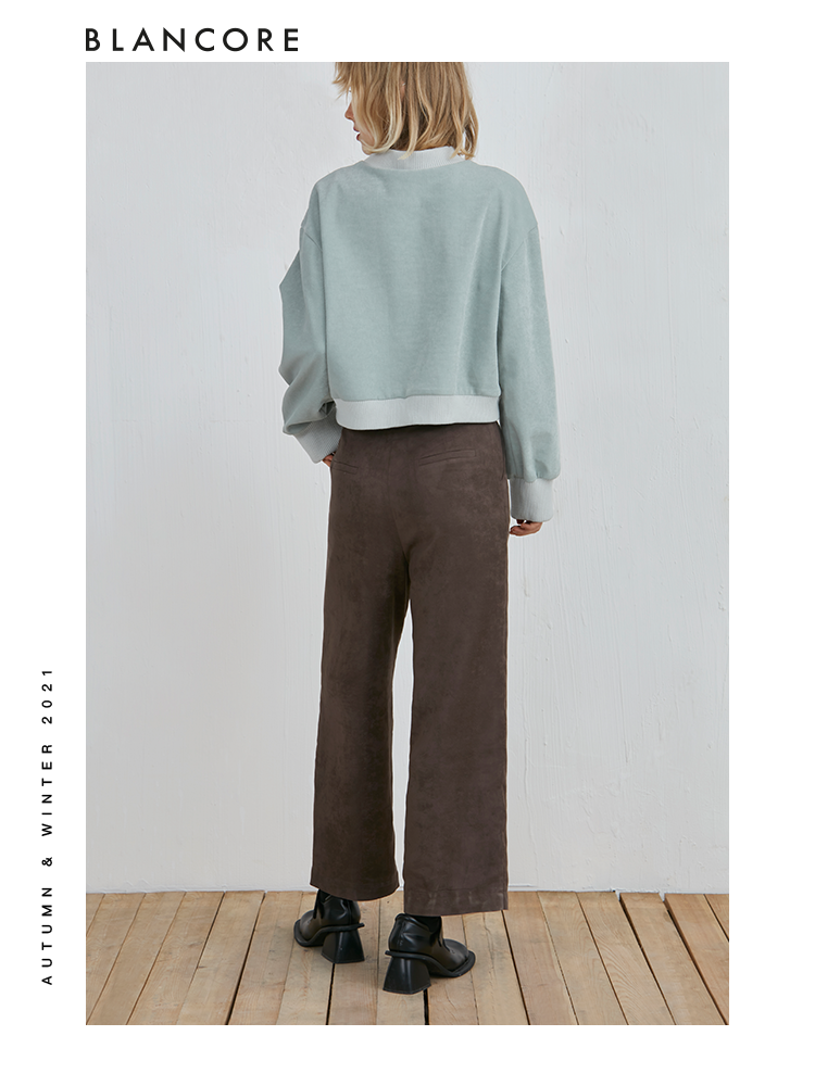 Cropped Hoodie With Detachable Hood