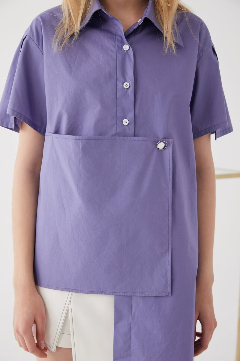 Asymmetric Shirt - BLANCORE