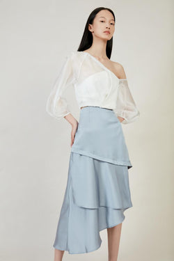 Asymmetric Skirt - BLANCORE