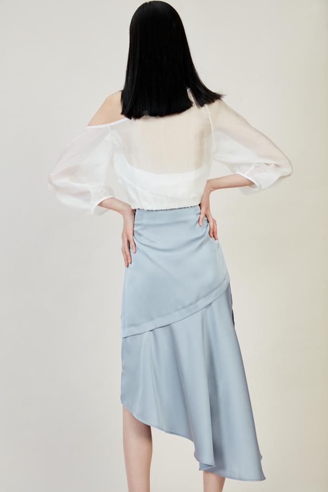 Asymmetric Skirt - BLANCORE