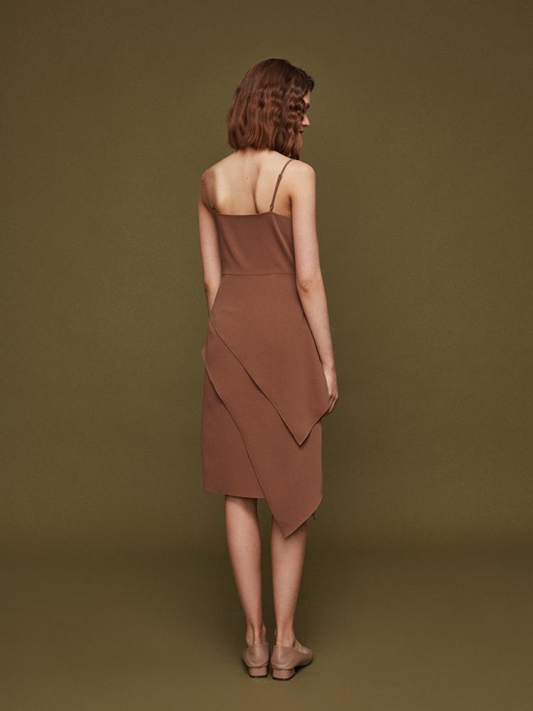 Asymmetric Slip Dress - BLANCORE