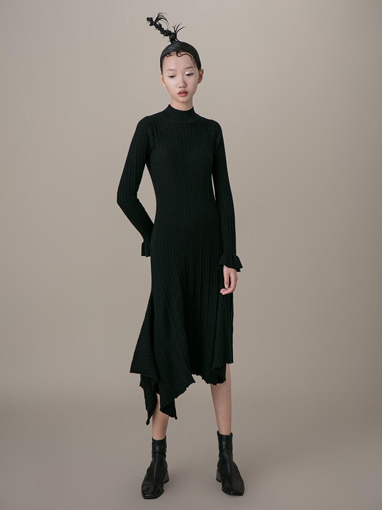 Asymmetrical Dress - BLANCORE