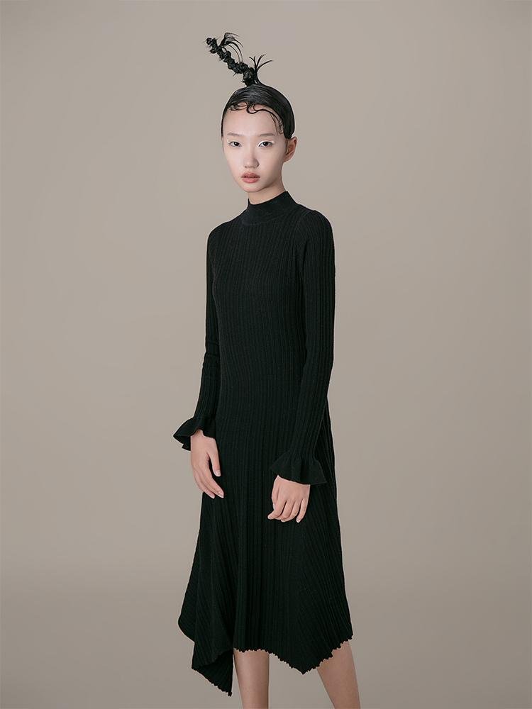 Asymmetrical Dress - BLANCORE