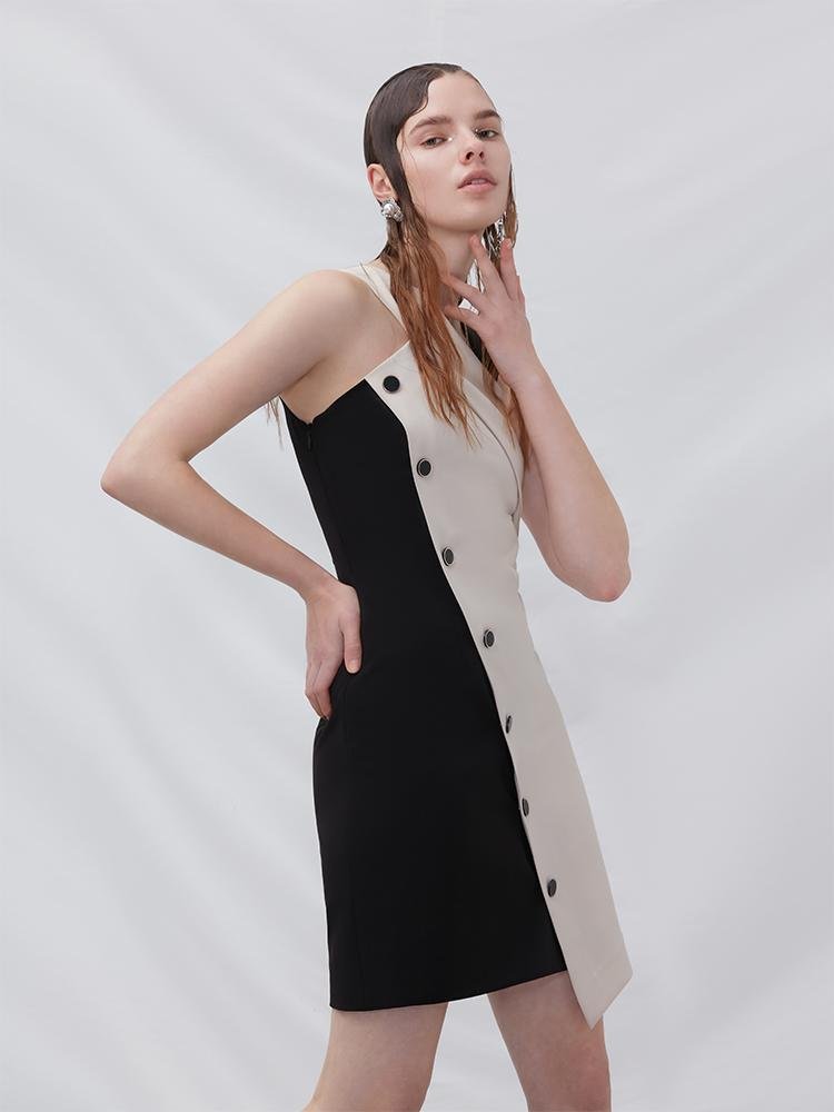 Asymmetrical Dress - BLANCORE