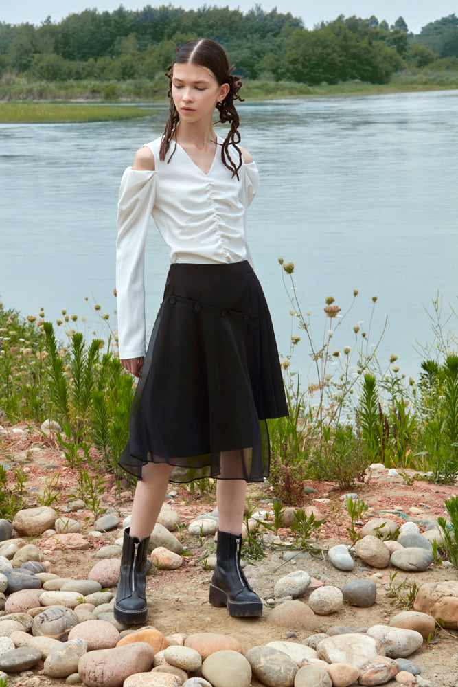 RUCHED TOP