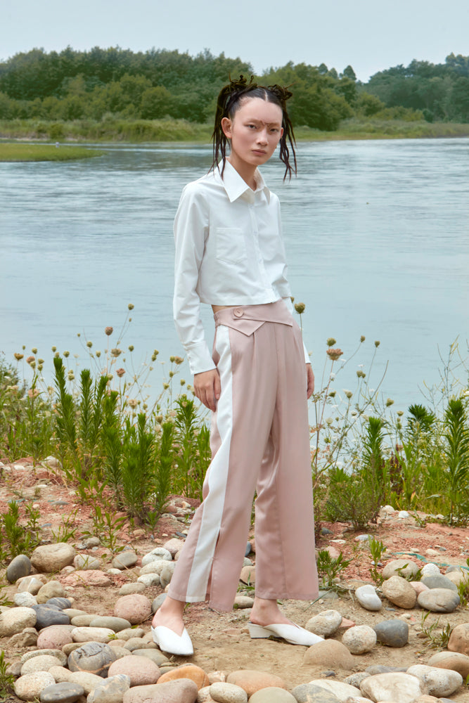 PLEATED WAIST TROUSER