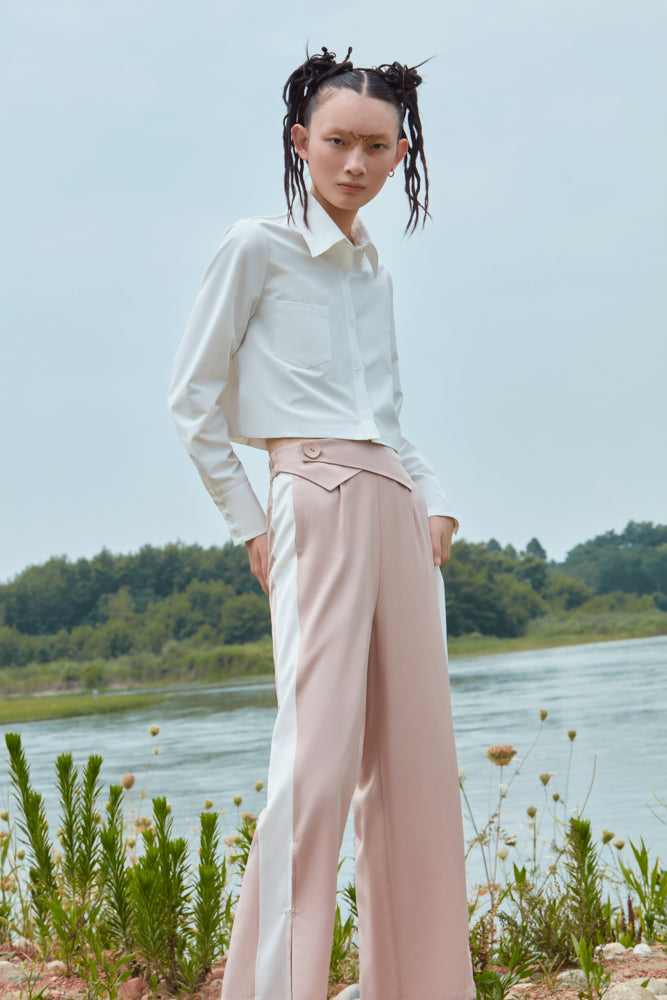 PLEATED WAIST TROUSER