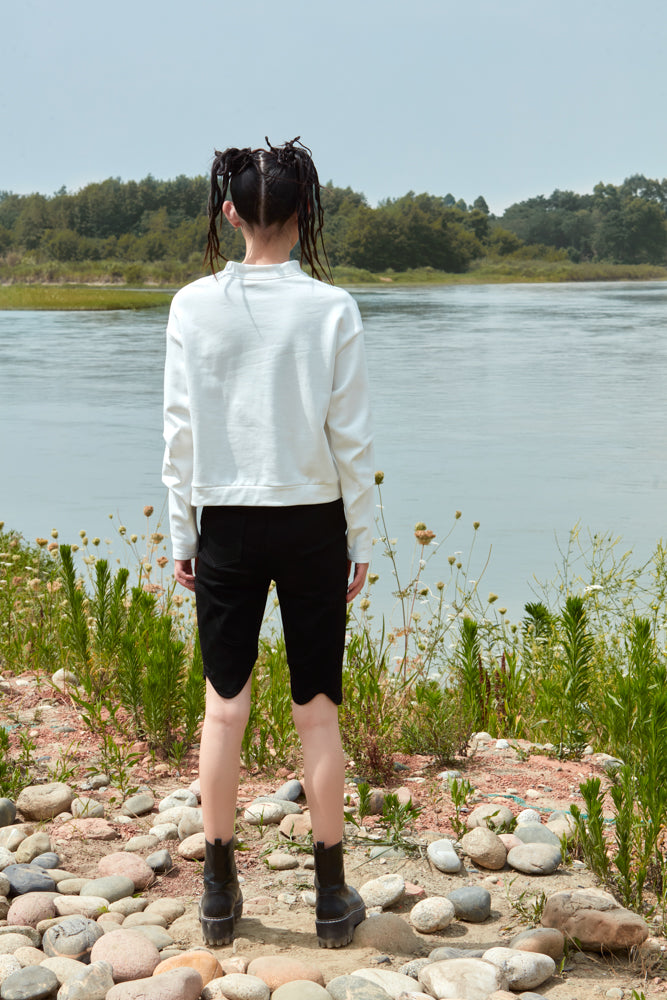 SKINNY DEMIN SHORTS