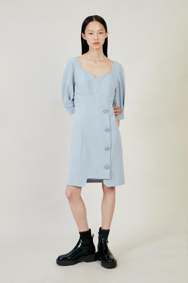 Blue Corset Dress - BLANCORE
