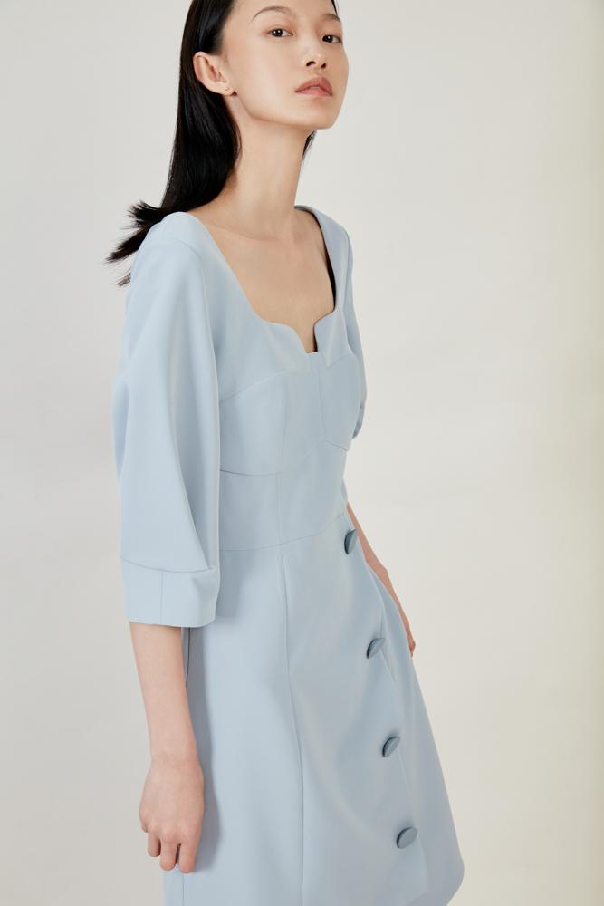 Blue Corset Dress - BLANCORE