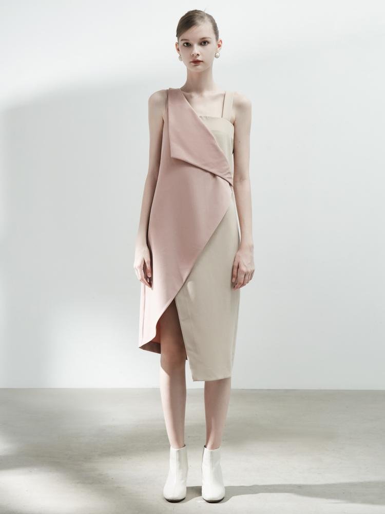 Color Block Dress - BLANCORE