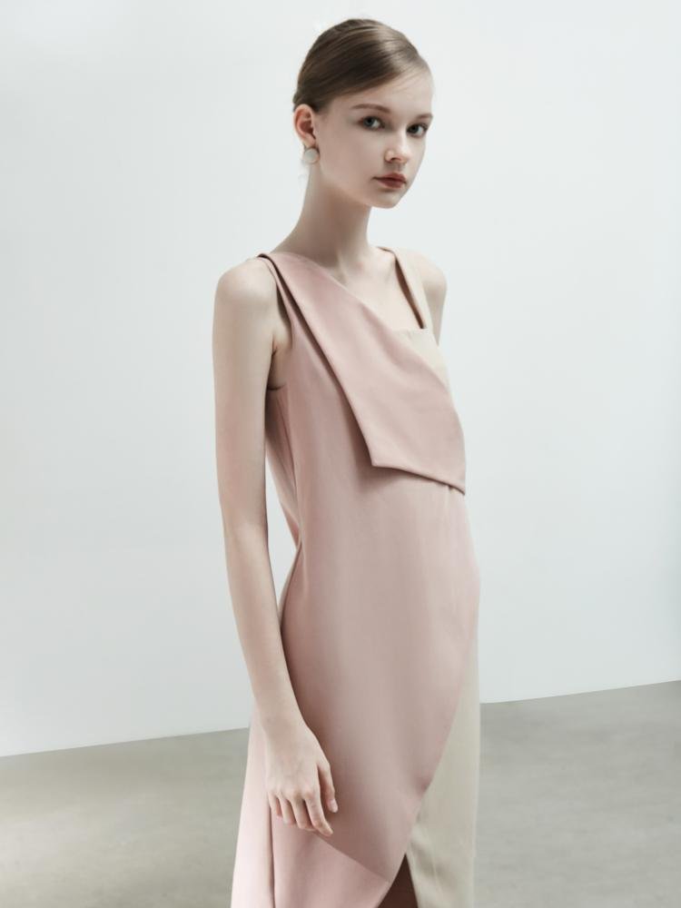 Color Block Dress - BLANCORE