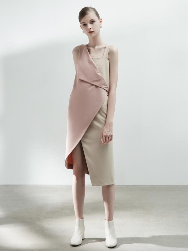 Color Block Dress - BLANCORE