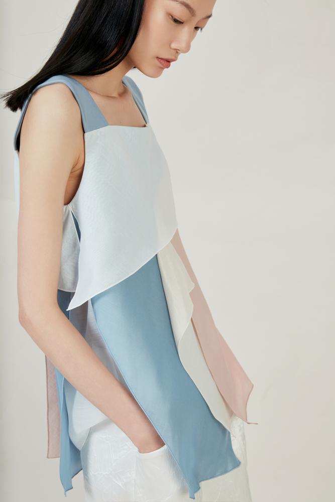 Color Block Vest - BLANCORE