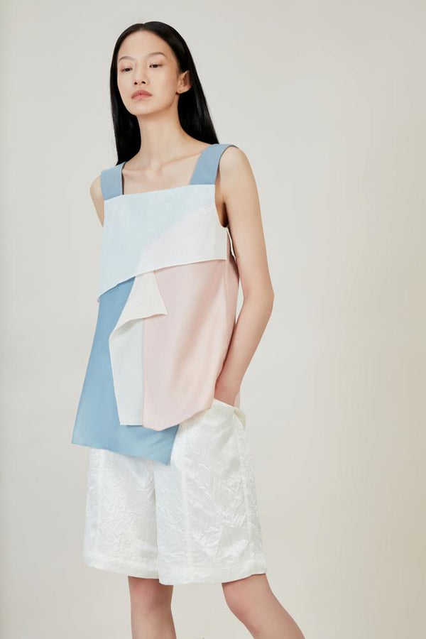 Color Block Vest - BLANCORE