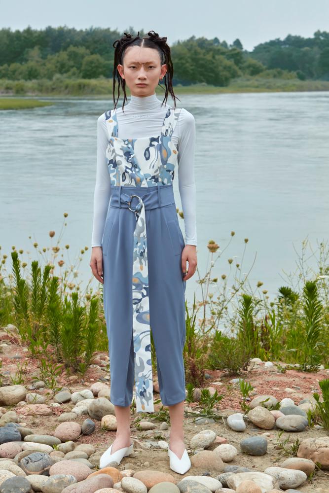 COLOR PRINT JUMPSUIT - BLANCORE