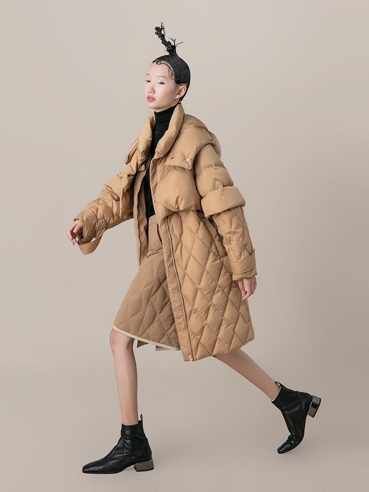 Double Layer Puffer Coat - BLANCORE