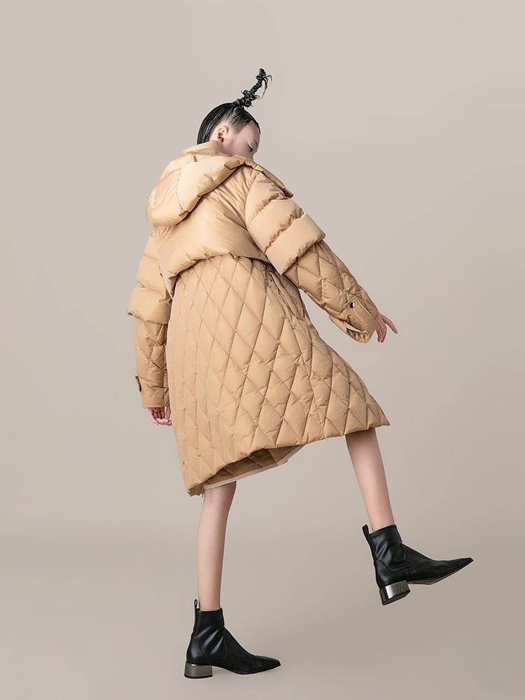 Double Layer Puffer Coat - BLANCORE