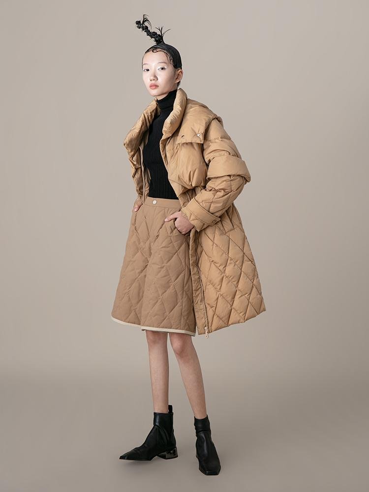 Double Layer Puffer Coat - BLANCORE