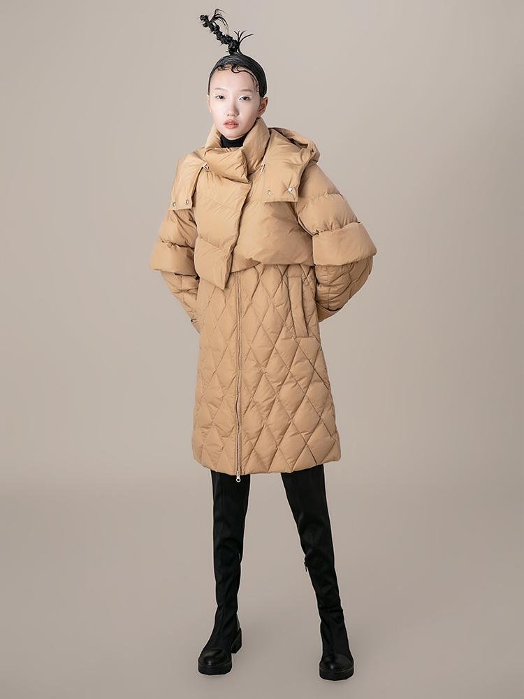 Double Layer Puffer Coat - BLANCORE